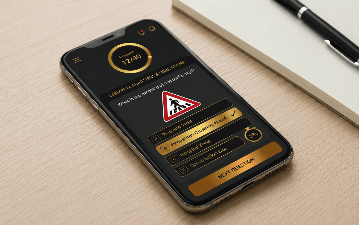 Driving Licence Learning & Test App mobile project by Eyob Tariku